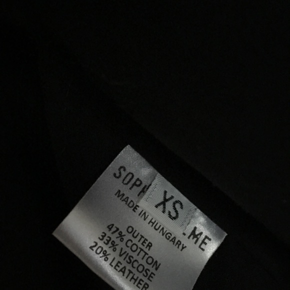 Sophie Hulme XS New Leather Biker Canvas jacket - Picture 8 of 8